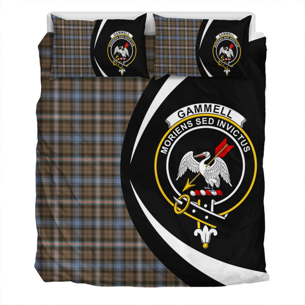 Gammell Weathered Clan Badge Tartan Bedding Set Circle Style