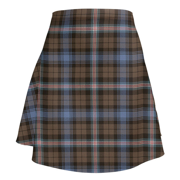 Gammell Weathered Clan Badge Tartan Flared Skirt