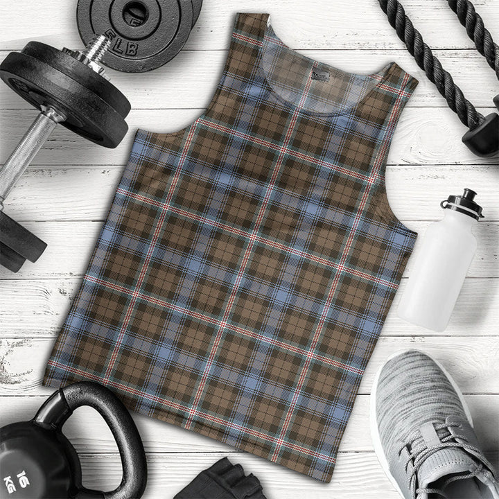Gammell Weathered Clan Badge Tartan Men Tank Top