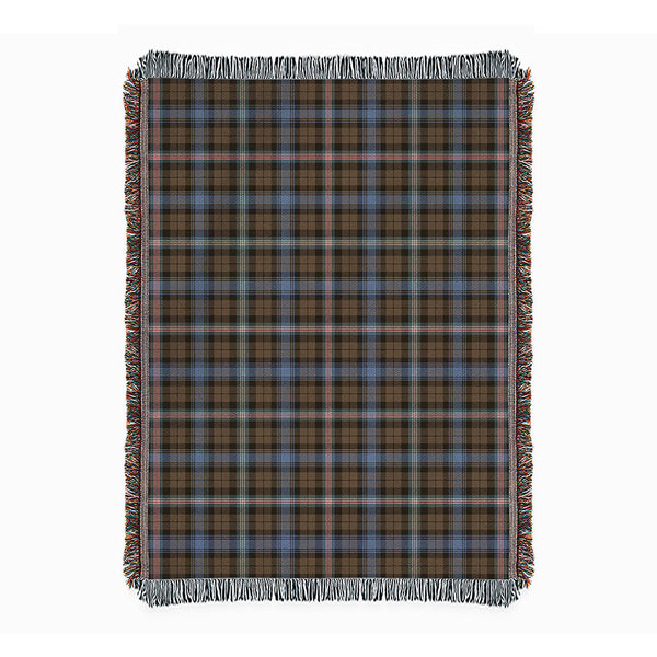 Gammell Weathered Clan Badge Tartan Woven Blanket
