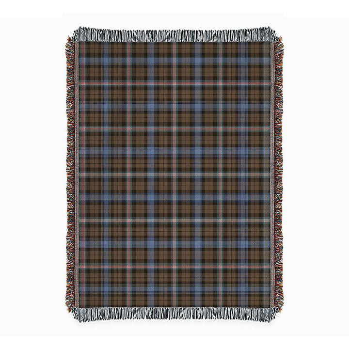 Gammell Weathered Clan Badge Tartan Woven Blanket