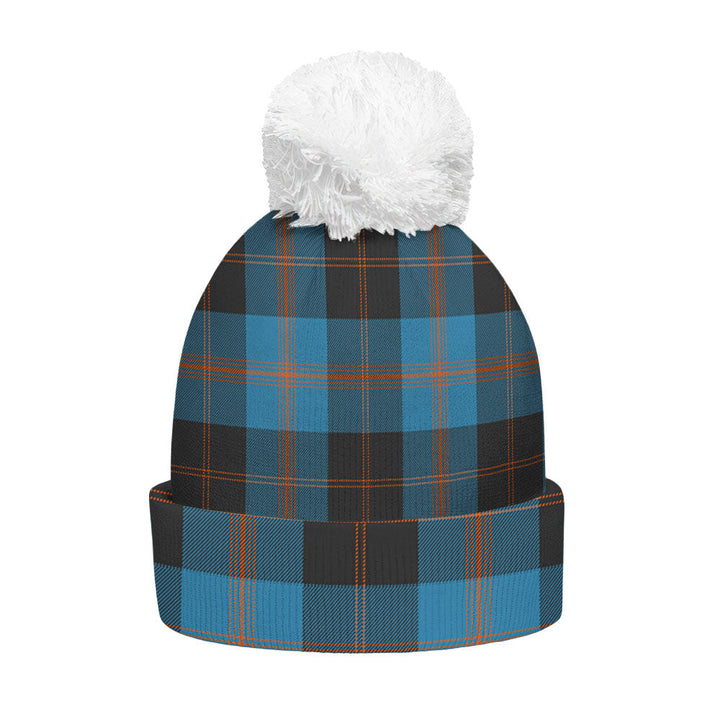 Garden Clan Badge Tartan Bobble Beanie Hat