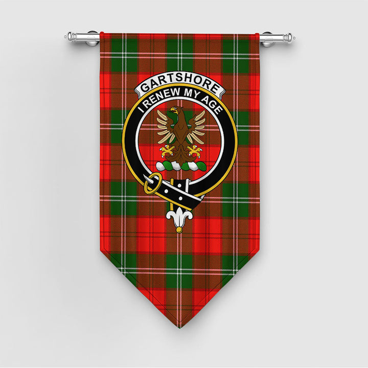 Gartshore Clan Badge Tartan Gonfalon