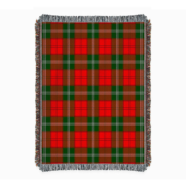 Gartshore Clan Badge Tartan Woven Blanket