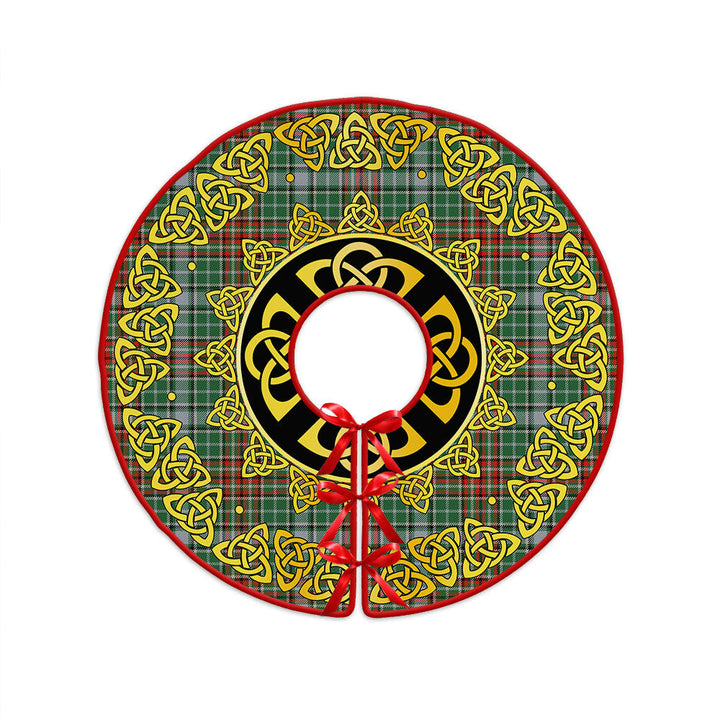 Gayre Ancient Clan Badge Tartan Christmas Tree Skirt Golden Celtic Heritage