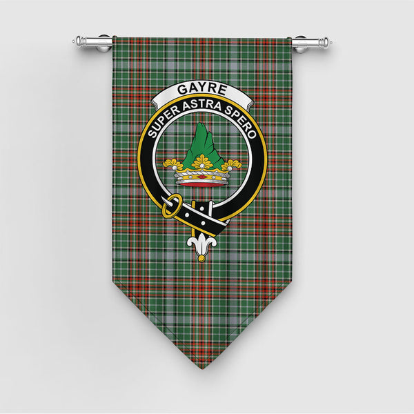 Gayre Ancient Clan Badge Tartan Gonfalon