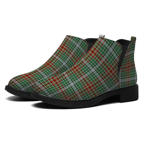 Gayre Ancient Tartan Flat Ankle Boots