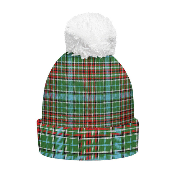 Gayre Modern Clan Badge Tartan Bobble Beanie Hat