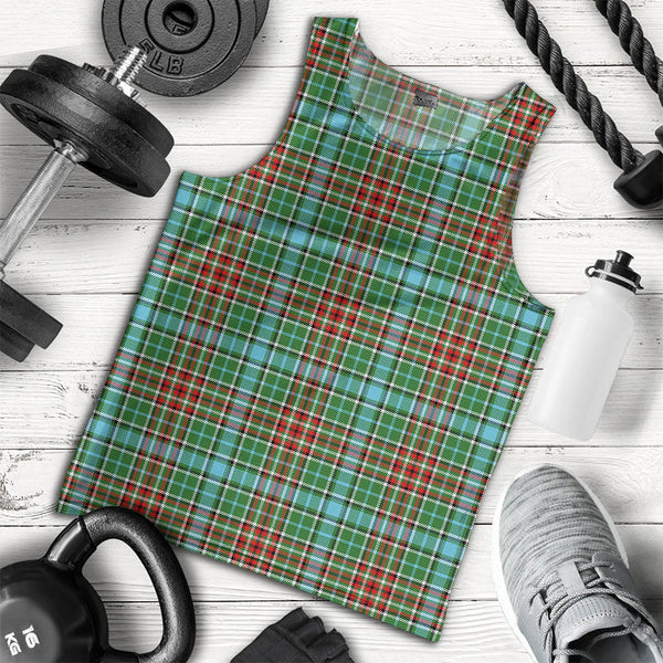 Gayre Modern Clan Badge Tartan Men Tank Top