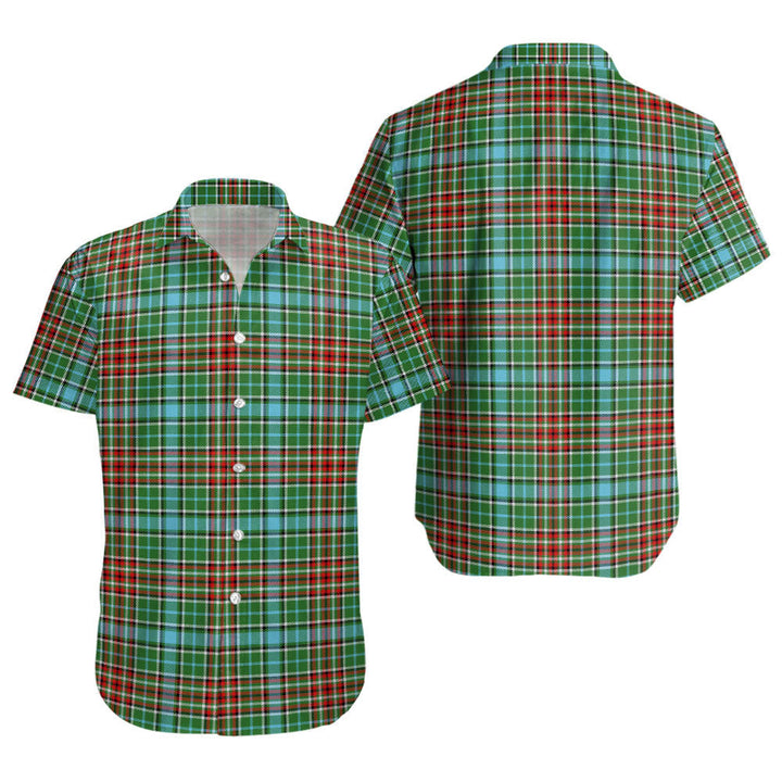 Gayre Modern Clan Badge Tartan Short Sleeve Shirt