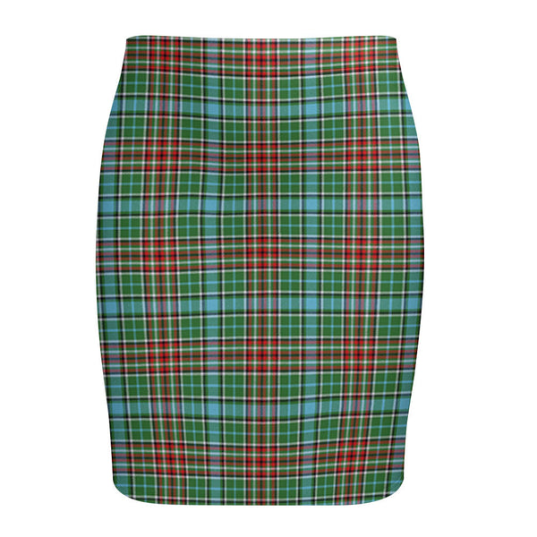 Gayre Modern Tartan Fitted Skirt