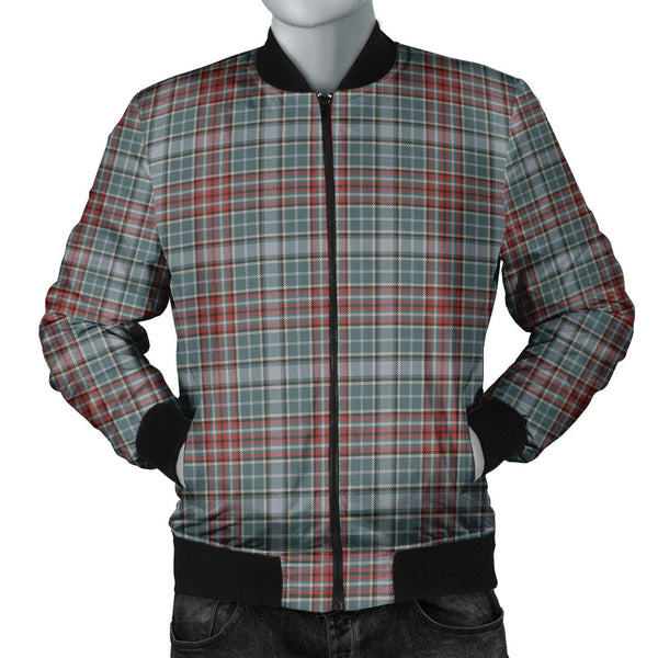 Gayre Weathered Clan Badge Tartan Bomber Jacket