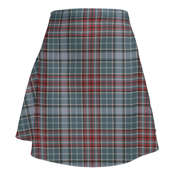 Gayre Weathered Clan Badge Tartan Flared Skirt