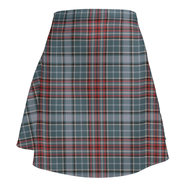 Gayre Weathered Clan Badge Tartan Flared Skirt
