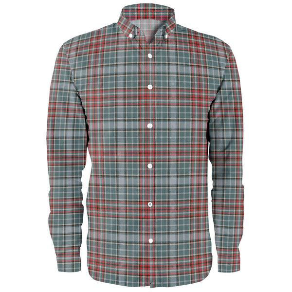 Gayre Weathered Clan Badge Tartan Long Sleeve Shirt