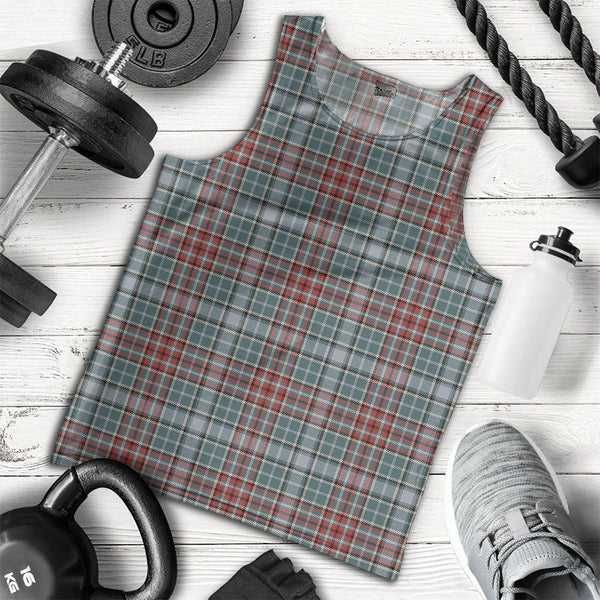 Gayre Weathered Clan Badge Tartan Men Tank Top