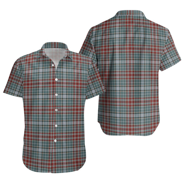 Gayre Weathered Clan Badge Tartan Short Sleeve Shirt