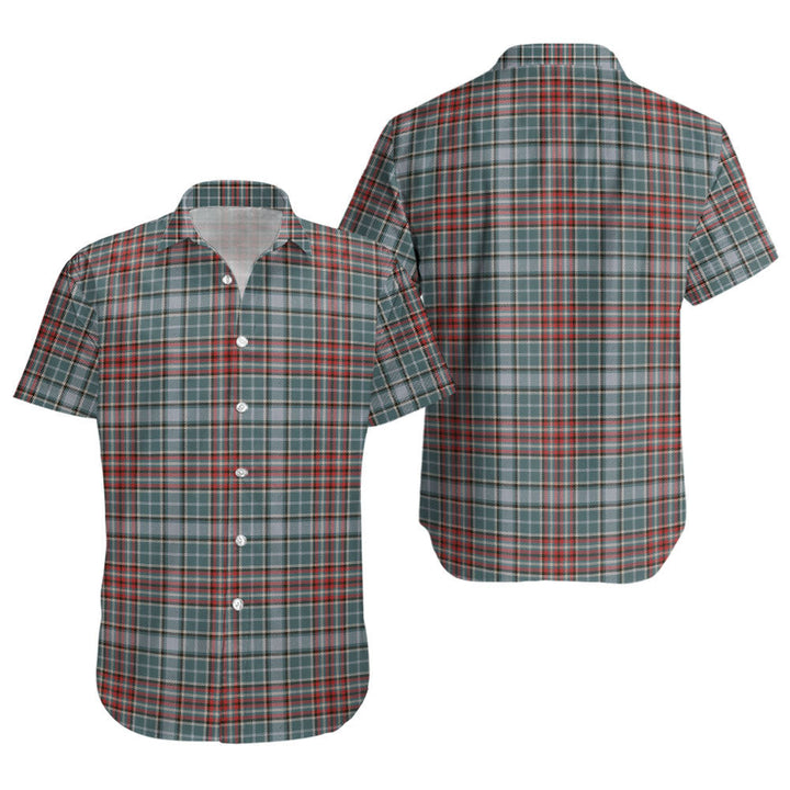 Gayre Weathered Clan Badge Tartan Short Sleeve Shirt