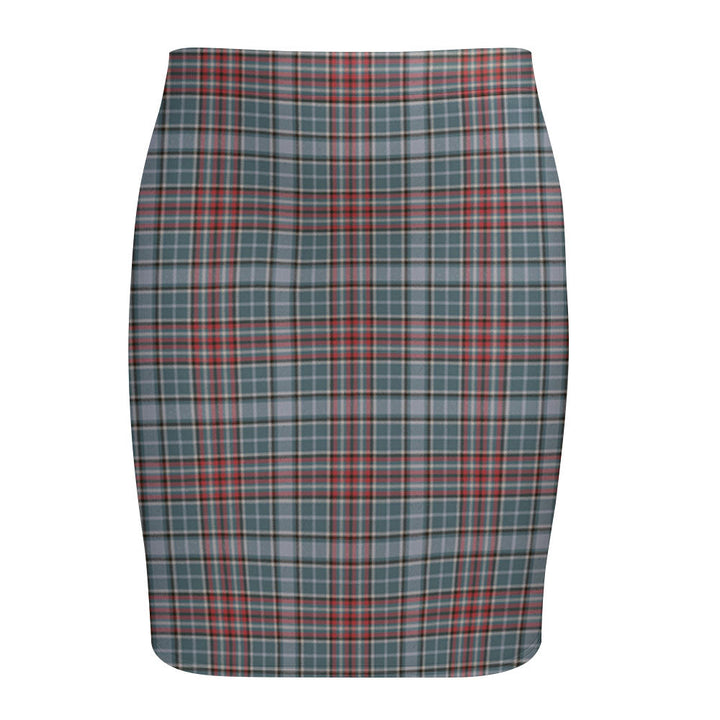 Gayre Weathered Tartan Fitted Skirt