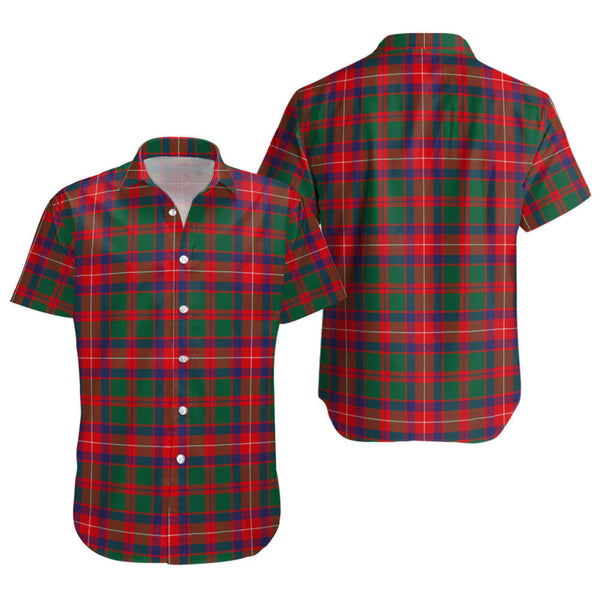 Geddes Modern Clan Badge Tartan Short Sleeve Shirt