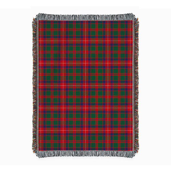 Geddes Modern Clan Badge Tartan Woven Blanket