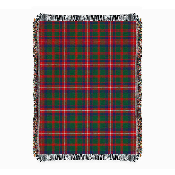 Geddes Modern Clan Badge Tartan Woven Blanket