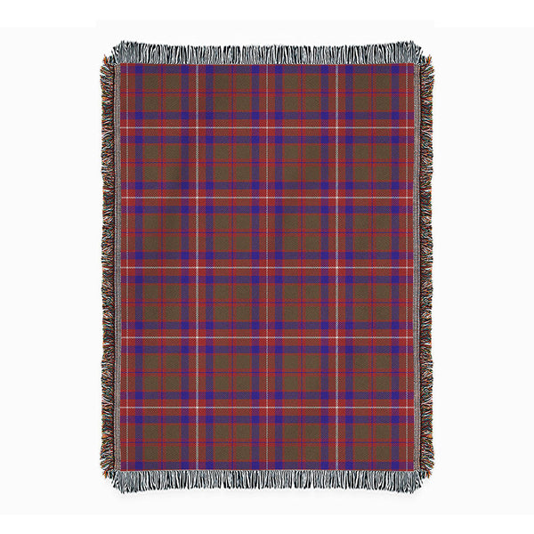 Geddes Weathered Clan Badge Tartan Woven Blanket