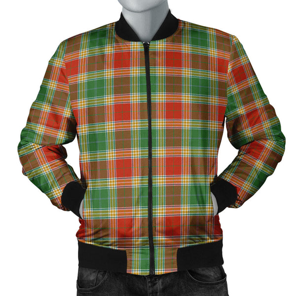 Gibson (Gibbs) Ancient Clan Badge Tartan Bomber Jacket