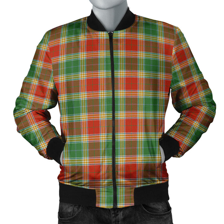 Gibson (Gibbs) Ancient Clan Badge Tartan Bomber Jacket