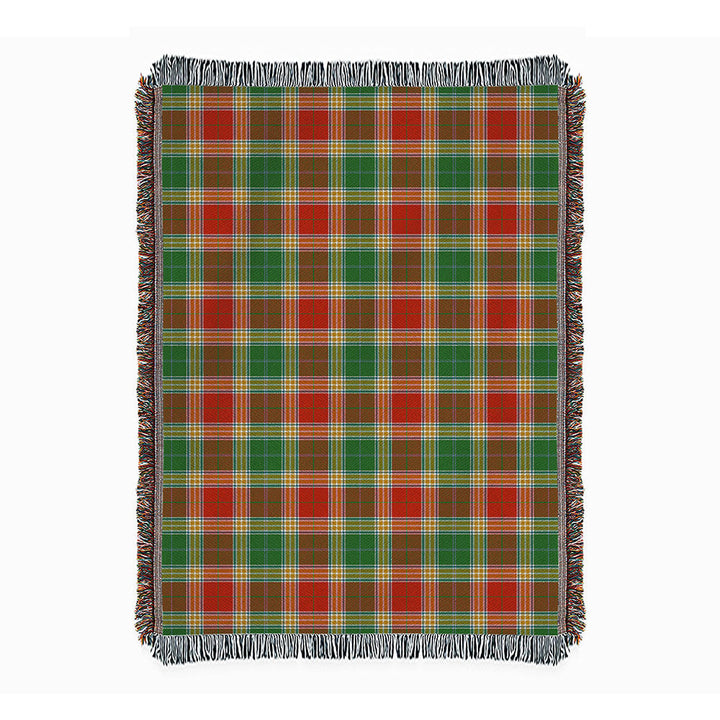 Gibson (Gibbs) Ancient Clan Badge Tartan Woven Blanket
