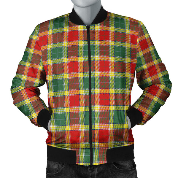 Gibson (Gibbs) Modern Clan Badge Tartan Bomber Jacket