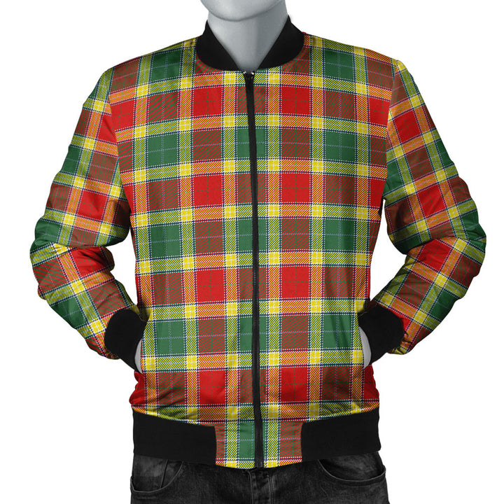 Gibson (Gibbs) Modern Clan Badge Tartan Bomber Jacket