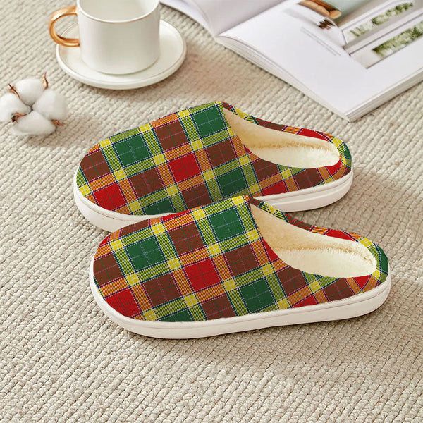 Gibson (Gibbs) Modern Clan Badge Tartan Plush Slipper