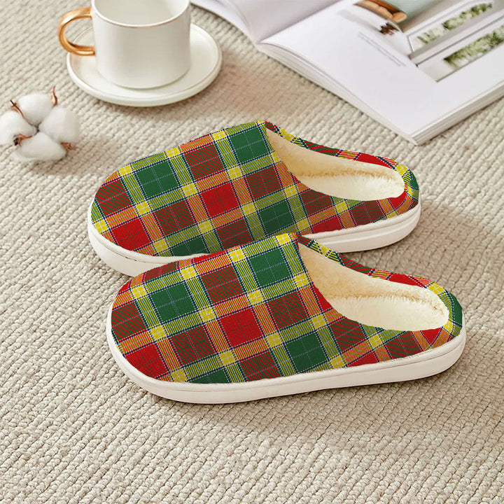 Gibson (Gibbs) Modern Clan Badge Tartan Plush Slipper
