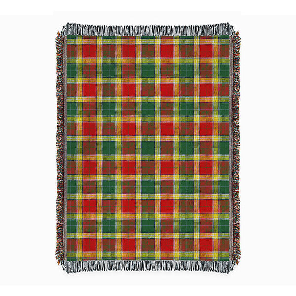Gibson (Gibbs) Modern Clan Badge Tartan Woven Blanket