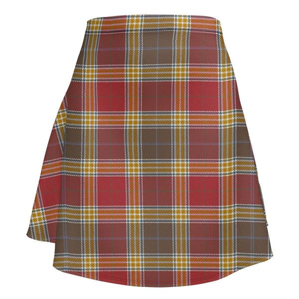 Gibson (Gibbs) Weathered Clan Badge Tartan Flared Skirt