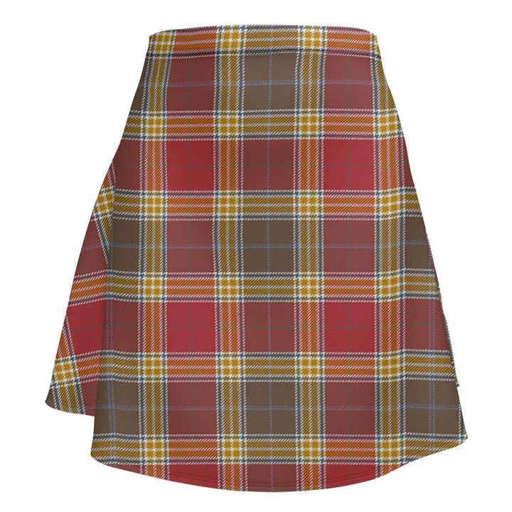 Gibson (Gibbs) Weathered Clan Badge Tartan Flared Skirt