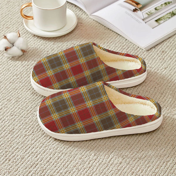 Gibson (Gibbs) Weathered Clan Badge Tartan Plush Slipper