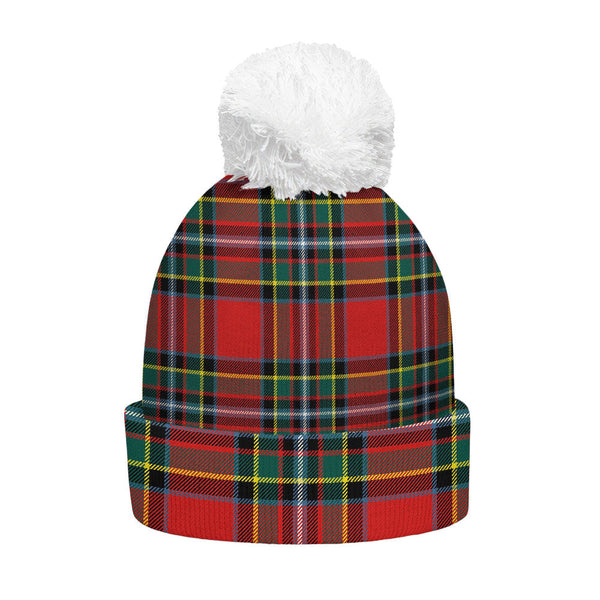 Gillespie Modern Clan Badge Tartan Bobble Beanie Hat