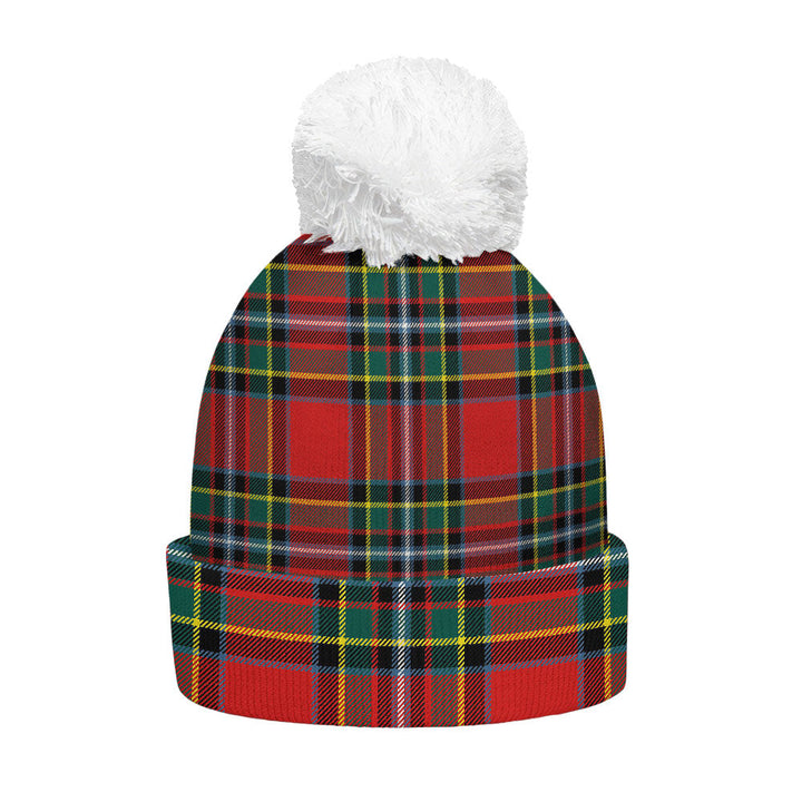Gillespie Modern Clan Badge Tartan Bobble Beanie Hat