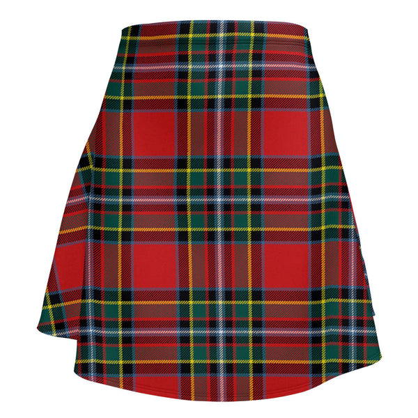 Gillespie Modern Clan Badge Tartan Flared Skirt
