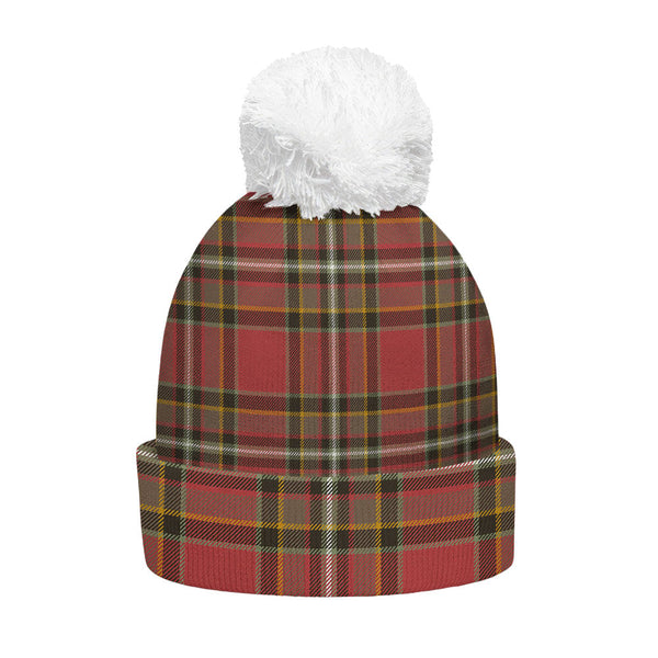 Gillespie Weathered Clan Badge Tartan Bobble Beanie Hat