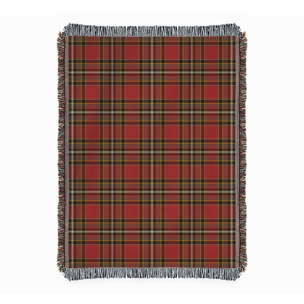 Gillespie Weathered Clan Badge Tartan Woven Blanket