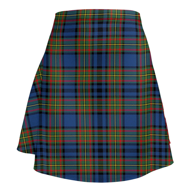 Gillies Modern Clan Badge Tartan Flared Skirt