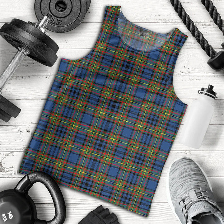 Gillies Modern Clan Badge Tartan Men Tank Top