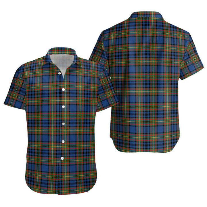 Gillies Modern Clan Badge Tartan Short Sleeve Shirt