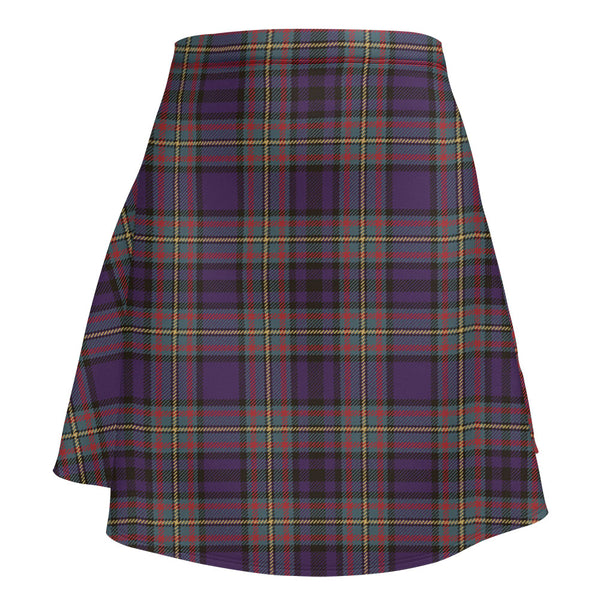Gillies Weathered Clan Badge Tartan Flared Skirt