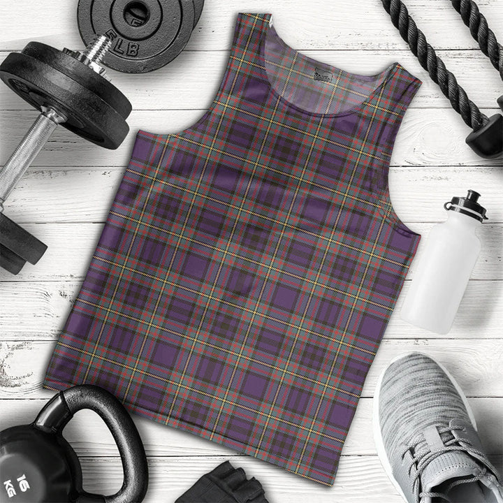 Gillies Weathered Clan Badge Tartan Men Tank Top