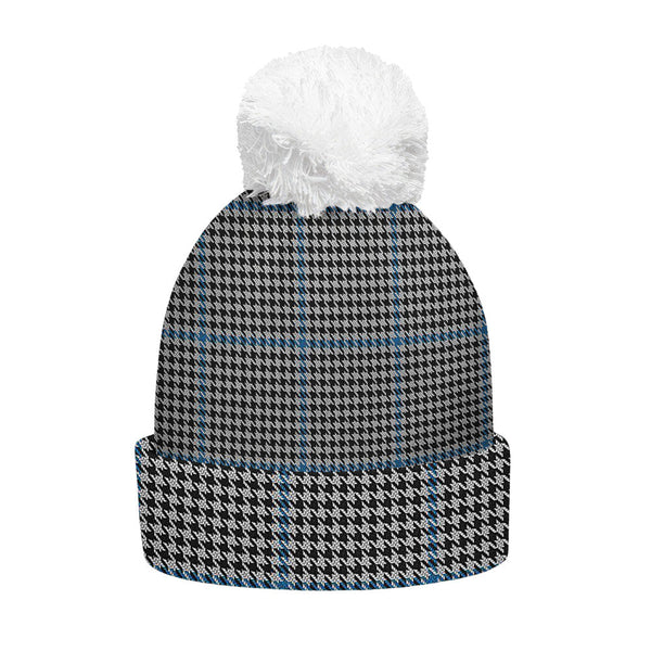 Gladstone Clan Badge Tartan Bobble Beanie Hat