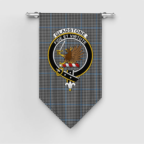 Gladstone Clan Badge Tartan Gonfalon